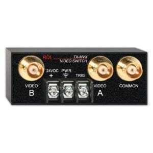 RDL TX-MVX – manual video switch Beeld solutions J&H licht en geluid