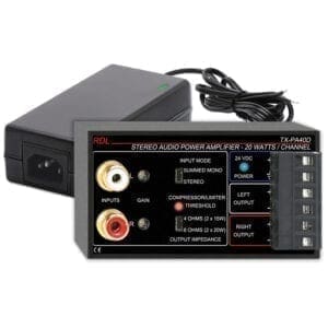 RDL TX-PA40DE – audio amplifier Versterkers J&H licht en geluid