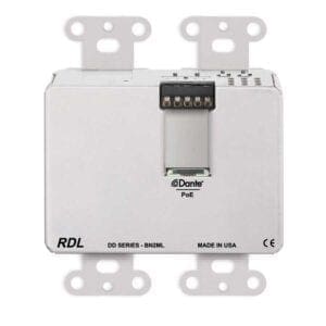 RDL DDS-BN2ML - Dante wandpaneel 2x2 - RVS