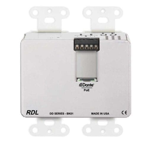 RDL DD-BN31 – Dante wandpaneel 4×4 – wit _Uit assortiment J&H licht en geluid 3