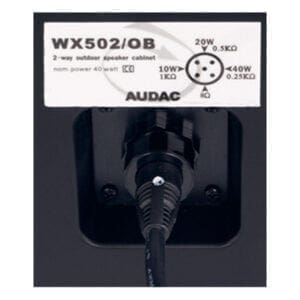 Audac Purra 5.2E/B - audio foreground set - zwart-40363