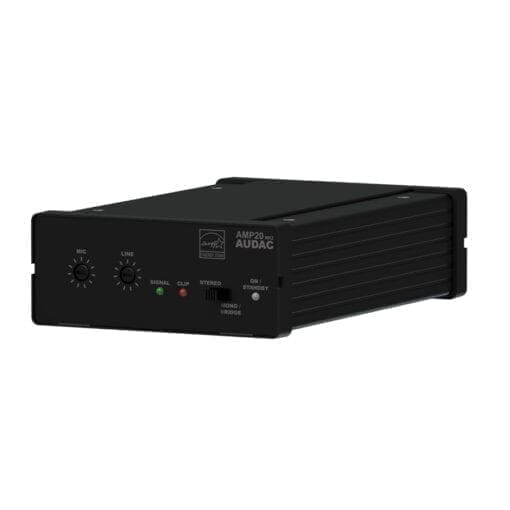 Audac AMP20MK2 mini eindversterker _Uit assortiment J&H licht en geluid