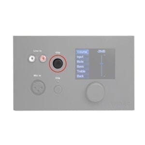 Audac – gain button voor DW5066/MWX65 – zwart _Uit assortiment J&H licht en geluid