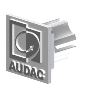 Audac logo voor XENO 6 & 8 - wit