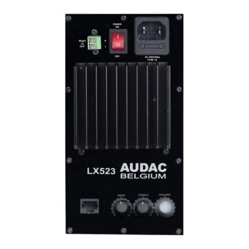 Audac complete amplifier module for LX523 _Uit assortiment J&H licht en geluid