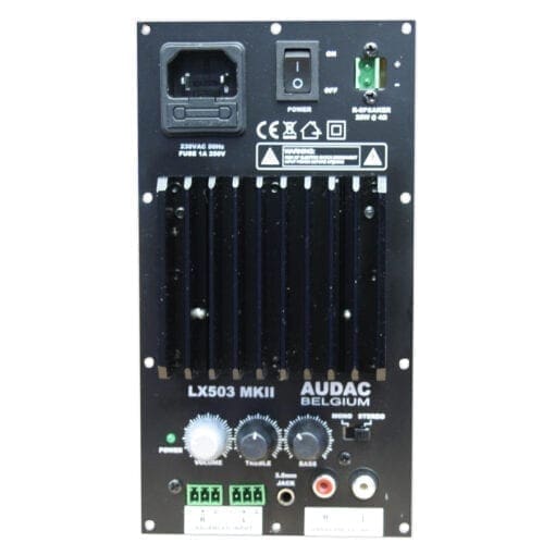 Audac complete amplifier module for LX503MKII _Uit assortiment J&H licht en geluid