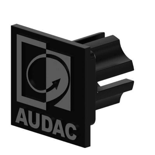 Audac logo voor Ateo6 zwart _Uit assortiment J&H licht en geluid