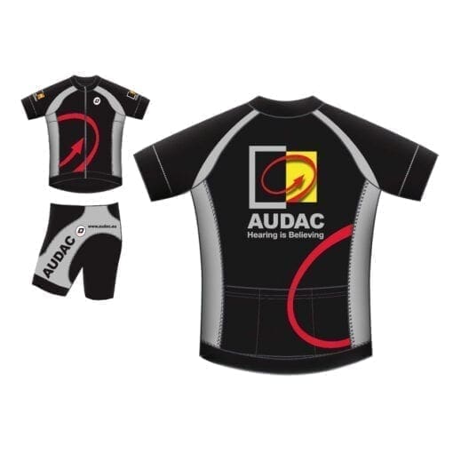 Audac Summer Cycling Set – S Crew kleding en caps J&H licht en geluid