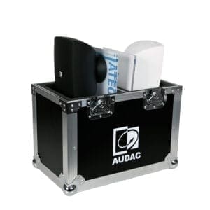 Caymon flightcase voor 2x Audac ATEO4