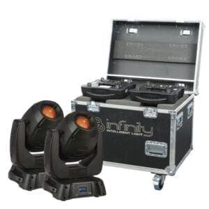 Infinity iS-200 set LED movinghead en scan J&H licht en geluid