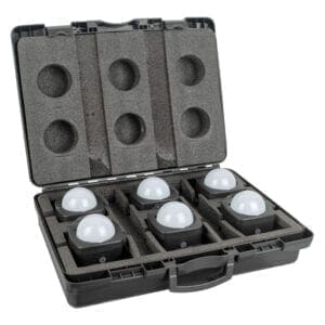 Showtec Case for 6 pcs Event Dot 15 Accu spot accessoires J&H licht en geluid