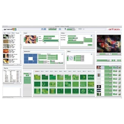 Arkaos Grand VJ Video Mixing Software Audiovisueel J&H licht en geluid 4