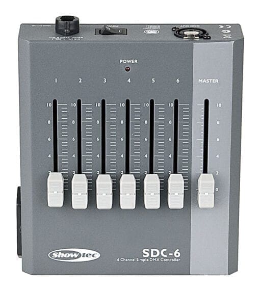 Showtec SDS-6, 6-kanaals DMX controller Entertainment- verlichting J&H licht en geluid 3