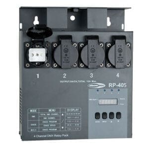 Showtec RP-405 MKII – DMX Switchpack Entertainment- verlichting J&H licht en geluid