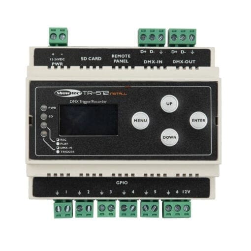 Showtec TR-512 Install DMX-apparatuur J&H licht en geluid