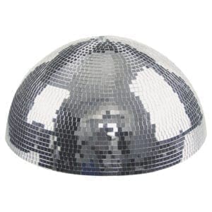 Showtec halve spiegelbol, incl. motor, 30 cm Entertainment- verlichting J&H licht en geluid