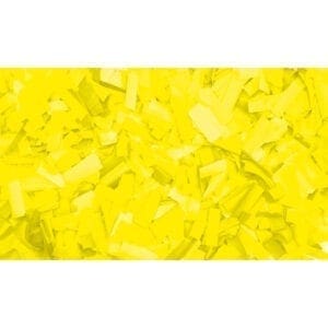 Showtec Fluoriserend gele confetti (vuurbestendig), 1 kg Confetti J&H licht en geluid