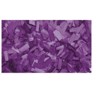 Showtec Rechthoekige paarse confetti (vuurbestendig), 1 kg Confetti J&H licht en geluid