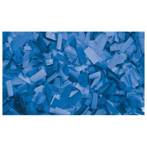 Showtec Rechthoekige donkerblauwe confetti (vuurbestendig), 1 kg Confetti J&H licht en geluid