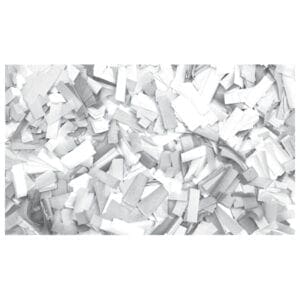 Showtec Rechthoekige witte confetti (vuurbestendig), 1 kg Confetti J&H licht en geluid
