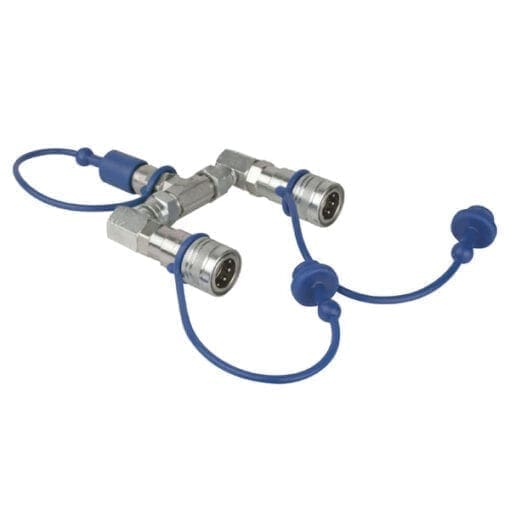 Showtec 2-weg CO2 splitter (3/8″ Q-Lock koppelingen) CO2-accessoires J&H licht en geluid