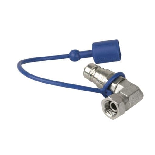 Showtec CO2 3/8″ naar Q-Lock adapter (male) (90° uitvoering) CO2-accessoires J&H licht en geluid