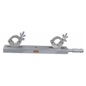 Doughty verticale Truss Adapter voor een laddertruss, chroom Klemmen J&H licht en geluid