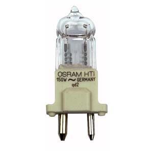Osram HTI-150 gasontladingslamp, 100V/150W, GY9.5 fitting, 6900K Entertainment- verlichting J&H licht en geluid