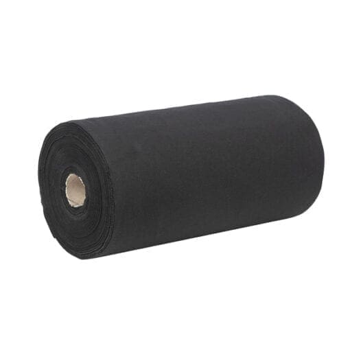 Wentex Deko-Molton, black, roll, 40cm Deco doeken J&H licht en geluid