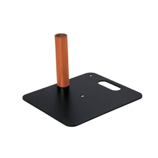 Showtec Baseplate voor het Pipes & Drapes systeem, 350 x 300 mm, zwart Pipe & Drape J&H licht en geluid 3