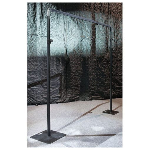 Showtec Uitschuifbare staander voor het Pipes & Drapes systeem, 180-300 cm, zwart Pipe & Drape J&H licht en geluid 3