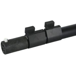 Showtec Uitschuifbare staander voor het Pipes & Drapes systeem, 180-420 cm, zwart Pipe & Drape J&H licht en geluid