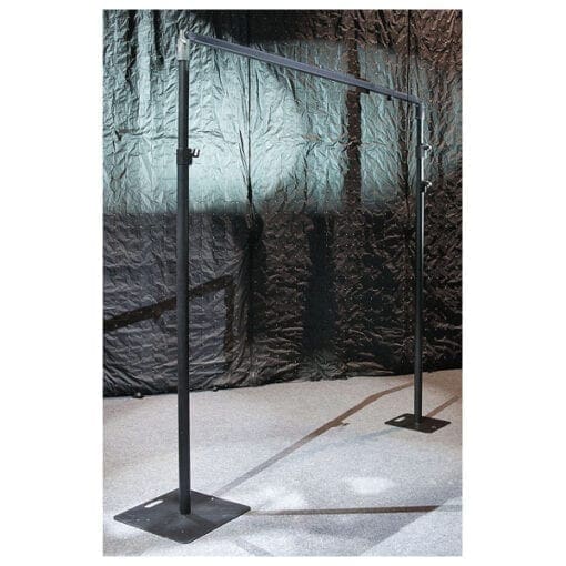 Showtec Ophangbuis voor het Pipes & Drapes systeem, 180-300 cm, zwart Pipe & Drape J&H licht en geluid 3