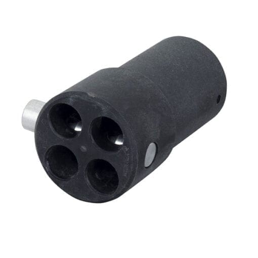 Showtec Reserve Upright adapter – zwart (50,8 mm) Pipe & Drape J&H licht en geluid