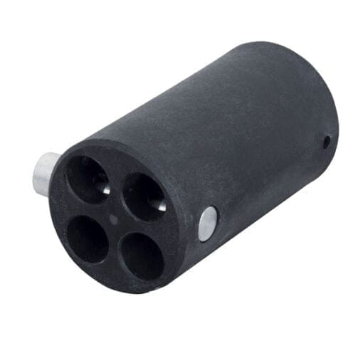 Showtec Reserve Upright adapter – zwart (40,6 mm) Pipe & Drape J&H licht en geluid