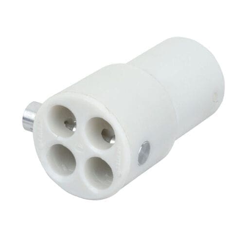Showtec Reserve Upright adapter – wit (50,8 mm) Pipe & Drape J&H licht en geluid