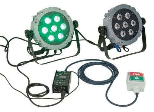 Showtec Trafficlight Set LED par 56 J&H licht en geluid