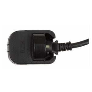 Showtec Uk plug naar stekker adapter, Zwart Aansluitingen 240 V J&H licht en geluid