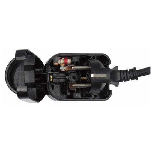 Showtec Uk plug naar stekker adapter, Zwart Aansluitingen 240 V J&H licht en geluid 3