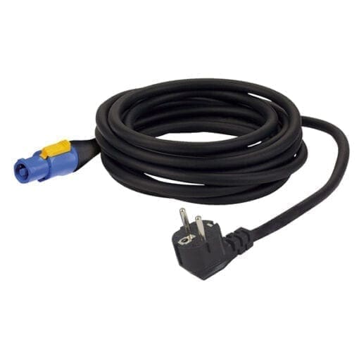Showtec Schuko – Powercon kabel, 6 meter, 3 x 1,5mm2 Kabels en aansluitingen J&H licht en geluid