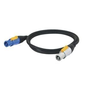 Showtec Powercon doorluskabel, 6 meter Kabels en aansluitingen J&H licht en geluid