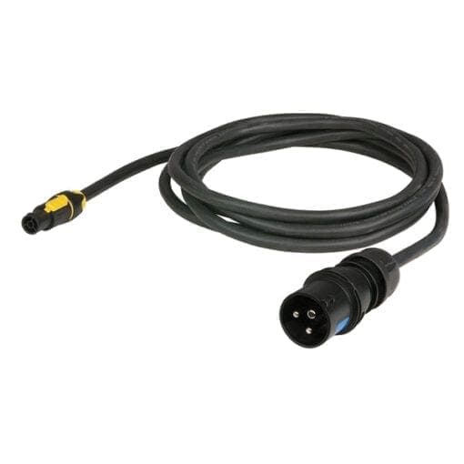 Showtec 3-pins CEE – Powercon True1 voedingskabel, 3 meter Kabels en aansluitingen J&H licht en geluid