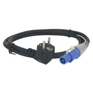 Showtec Schuko naar Pro Power blauw voedingskabel (3 meter) Kabels en aansluitingen J&H licht en geluid
