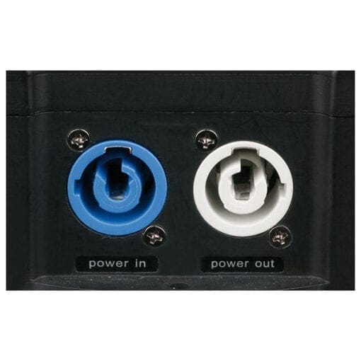 Showtec PowerBOX 4 – 4-weg Schuko verdeelblok met een Powercon ingang Kabels en aansluitingen J&H licht en geluid 5