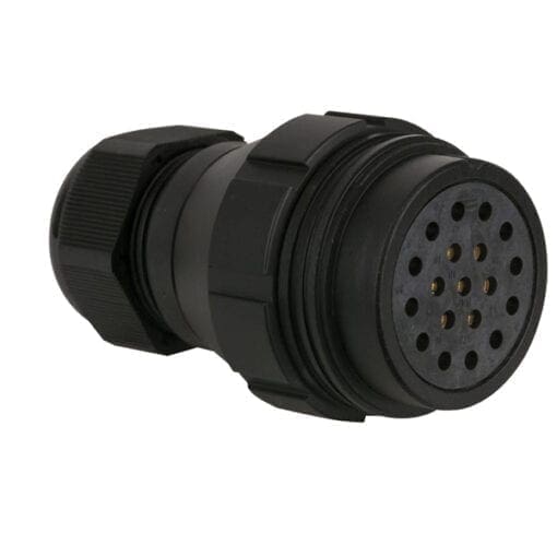 Showtec Korte Socapex female connector (kabeldeel) met een PG29 wartel Connectoren en pluggen J&H licht en geluid