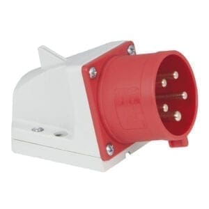 Showtec 5-polige CEE male wandcontactdoos 32A – IP44 Aansluitingen 400 V J&H licht en geluid