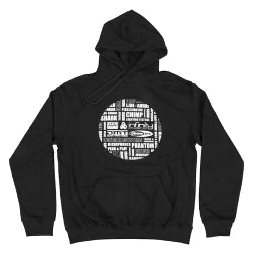 Showtec Hoodie Tag Cloud Crew kleding en caps J&H licht en geluid