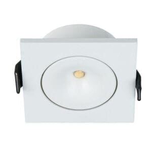Artecta Fortaleza SQ WW Turn – LED plafondspotje met een 3W warm witte LED Recessed_02 J&H licht en geluid