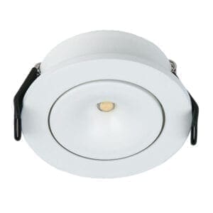 Artecta Fortaleza R WW Turn – LED plafondspotje met een 3W warm witte LED Recessed_02 J&H licht en geluid