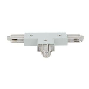 Artecta T-stuk (links) voor 3 1-fase tracks, wit Accessoires railverlichting J&H licht en geluid